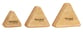 Set of 3 Shakers Triangle Wood